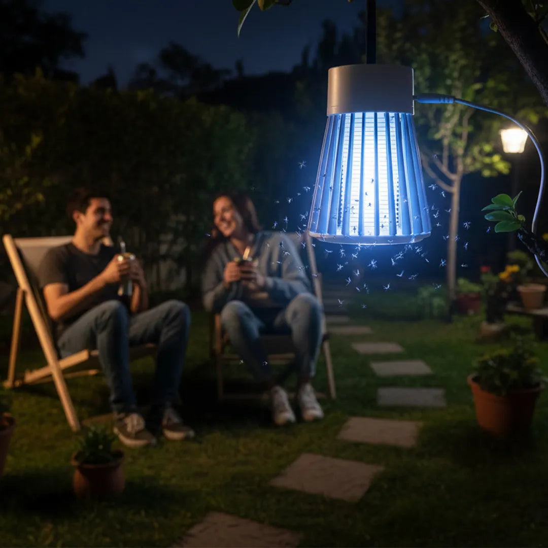 Lampara USB de Jardin Mata Moscas Mosquitos