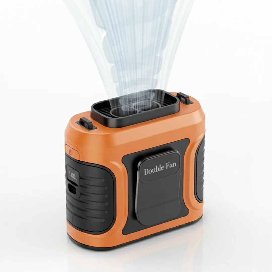 Ventilador de Cintura Portátil USB Recargable
