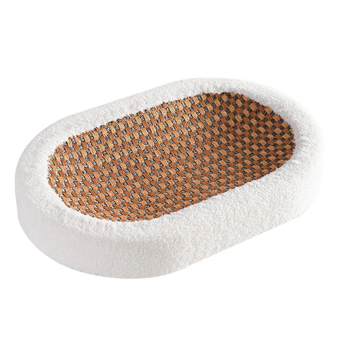 Cama Rascador 2 en 1 para Gatos Oval