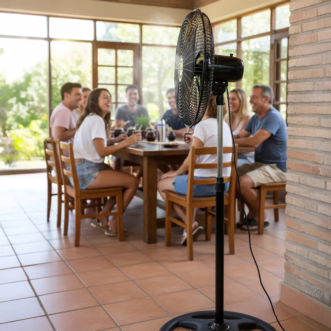 Ventilador de Pie Turbo 5 Aspas 3 Niveles 50W Gran Calidad