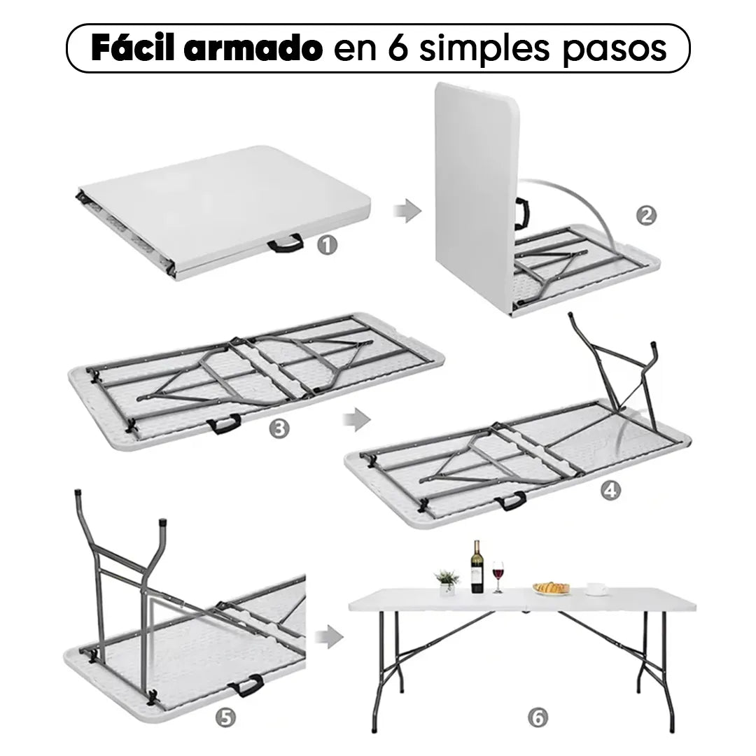 Mesa Plegable Tipo Valija Portatil Calidad Superior