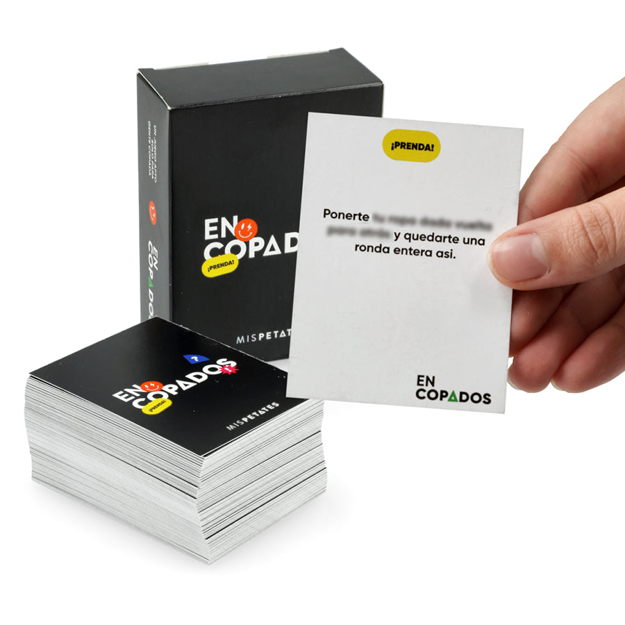 Juego de Mesa Encopados +16 años incluye 106 tarjetas