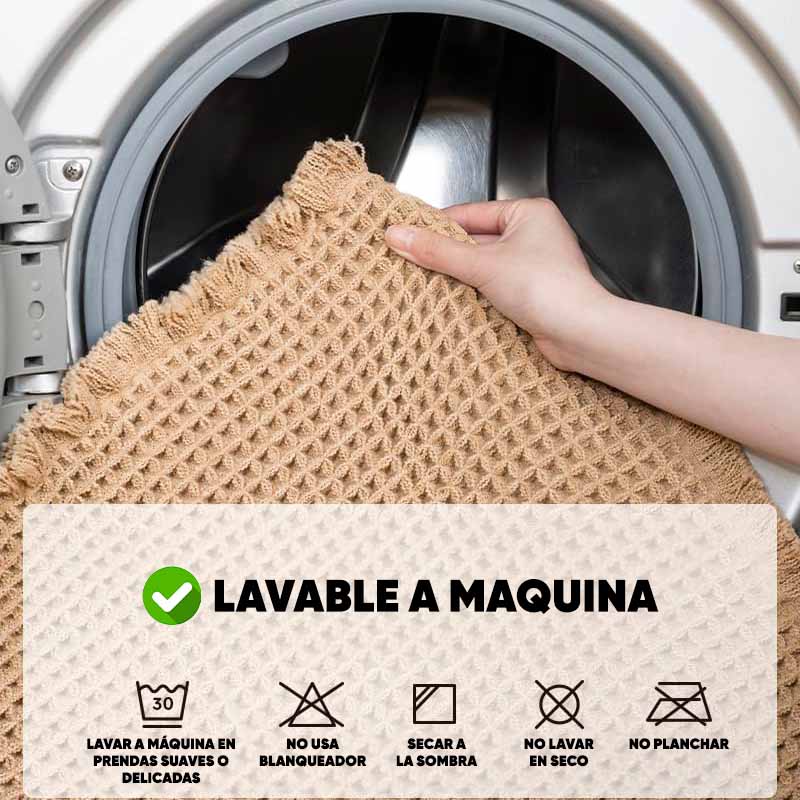 Alfombra de Baño con Diseño Gofre Super Absorbente