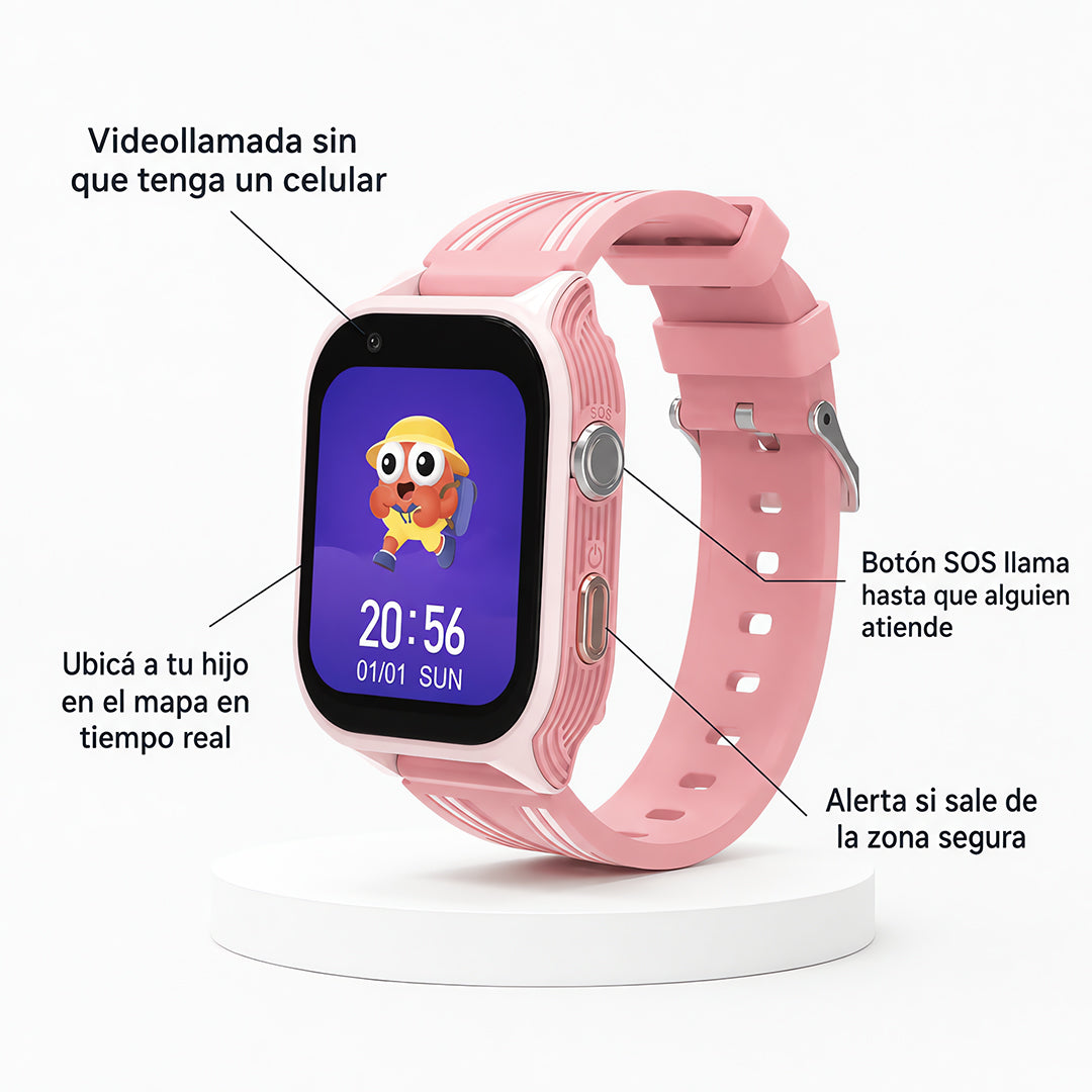 Reloj Smartwatch para niños con GPS 4G