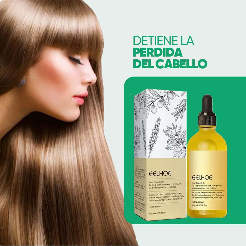 Aceite Natural para el Crecimiento del Cabello Eelhoe