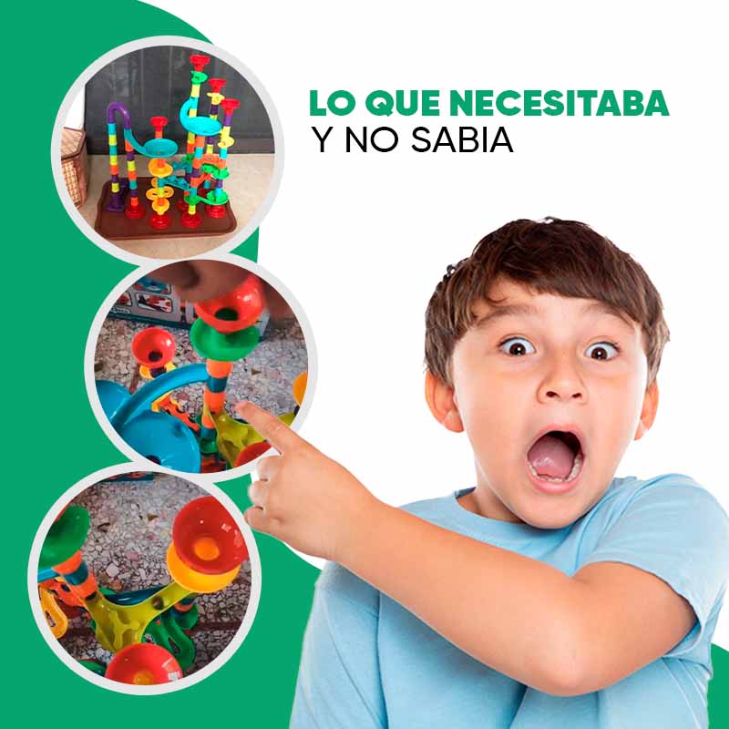Juego de Encastre Diseño Pista para Niños