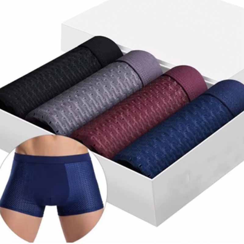 Pack de 4 Boxer de Fibra de Bambú