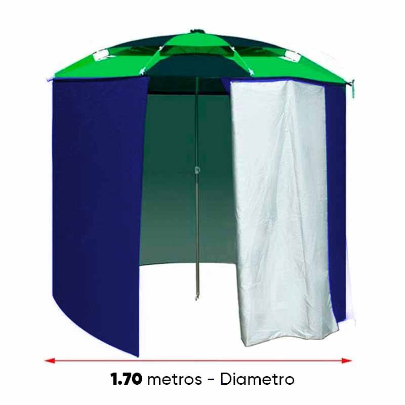 Sombrilla con Vestidor Uv  Premium 1,70mts