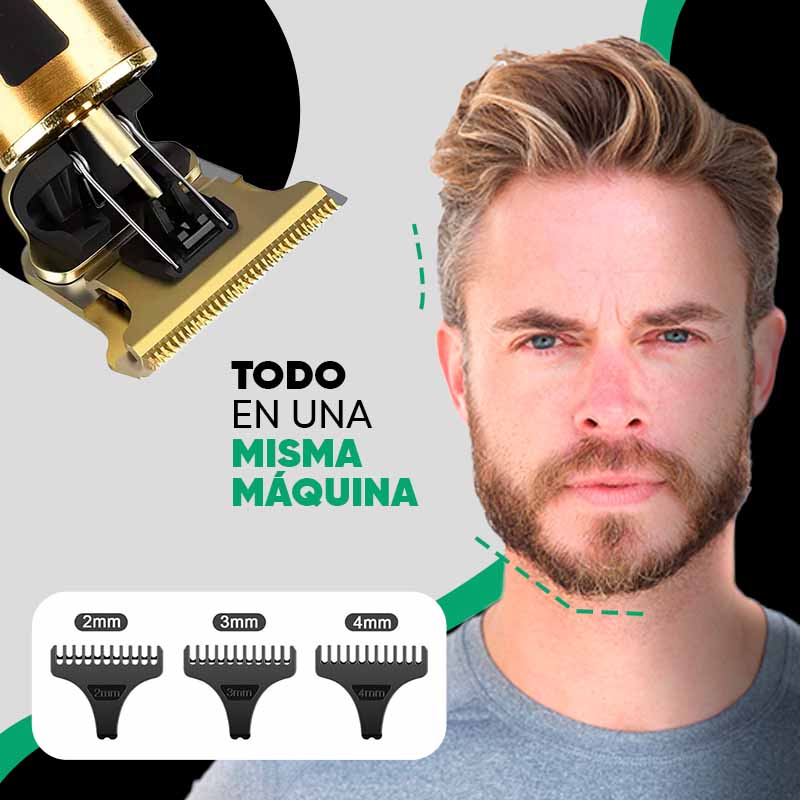 Maquina de Cortar Pelo Premium KEZU Estilo Vintage