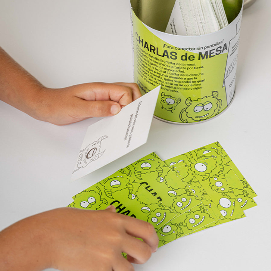 Juego Charlas de Mesa +6 años con 120 Tarjetas