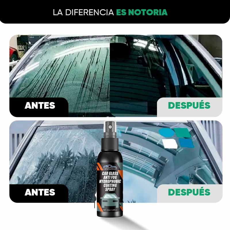 Spray de Recubrimiento Anti-Empaño para Vehiculos 100ml