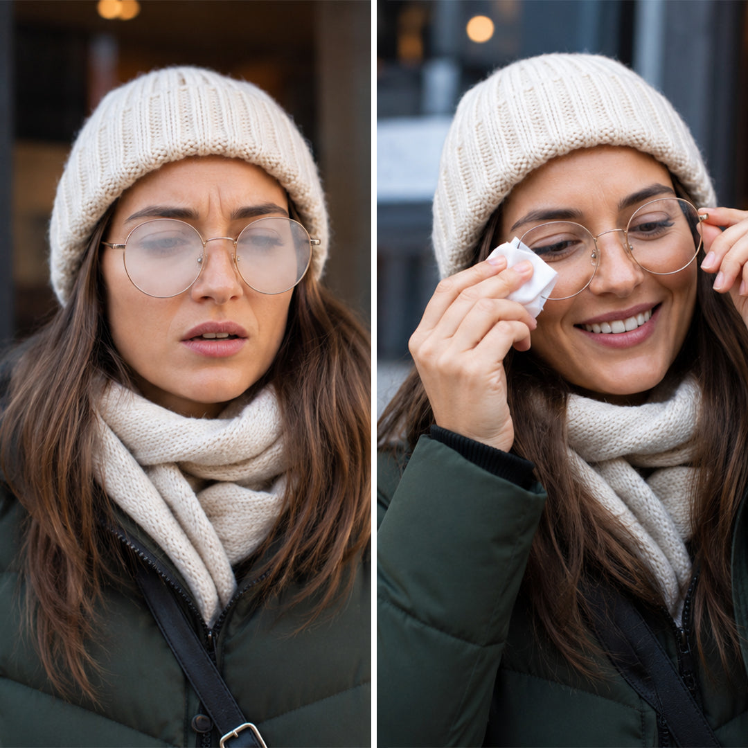 100 Toallas de Limpieza Anti Empaño para Lentes y Pantallas