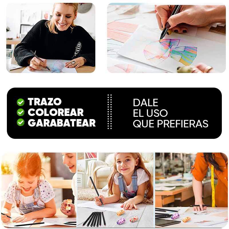 Set de 12 Lapices de Colores Gradients