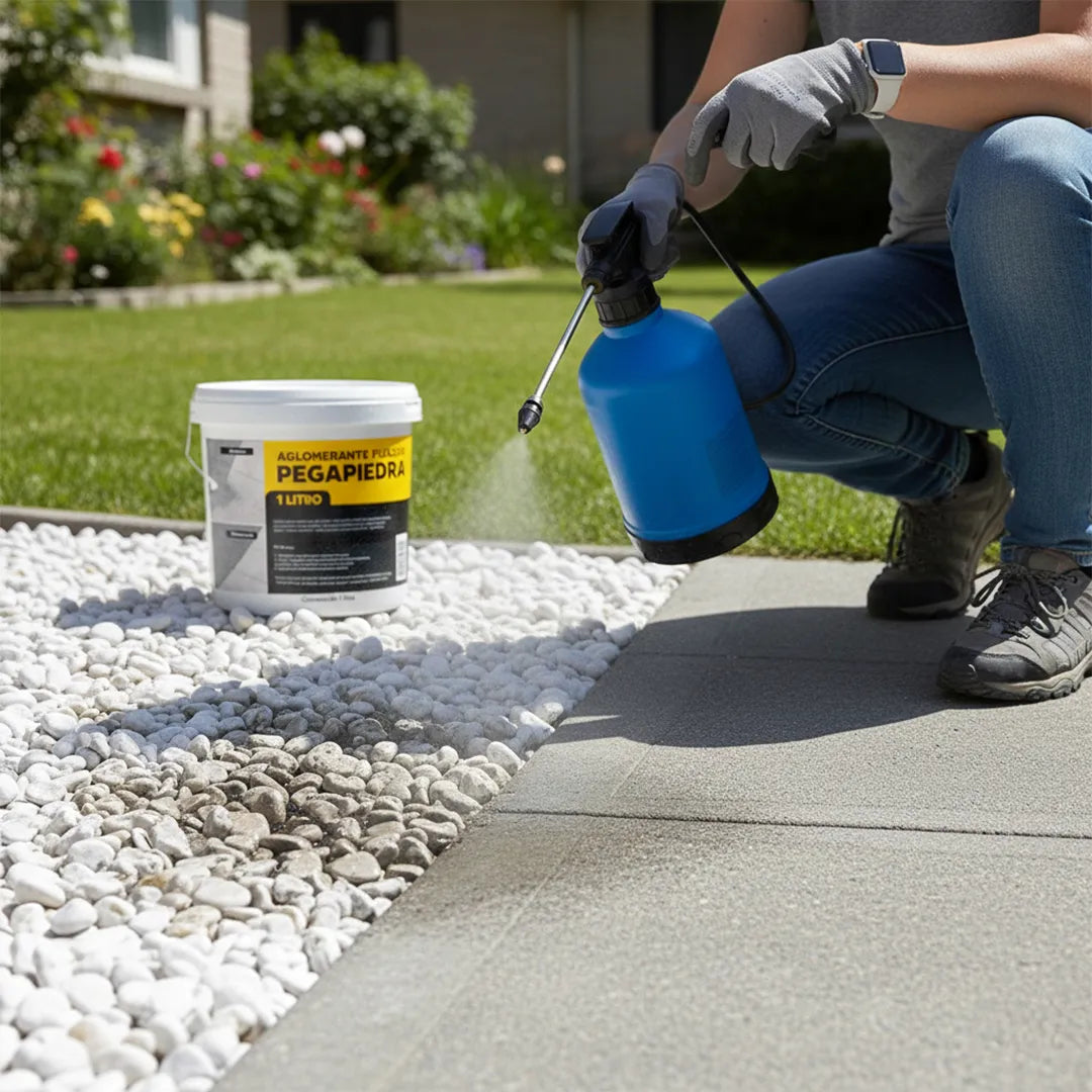 Fijador para piedras de Jardín PEGAPIEDRA 1L Leisel