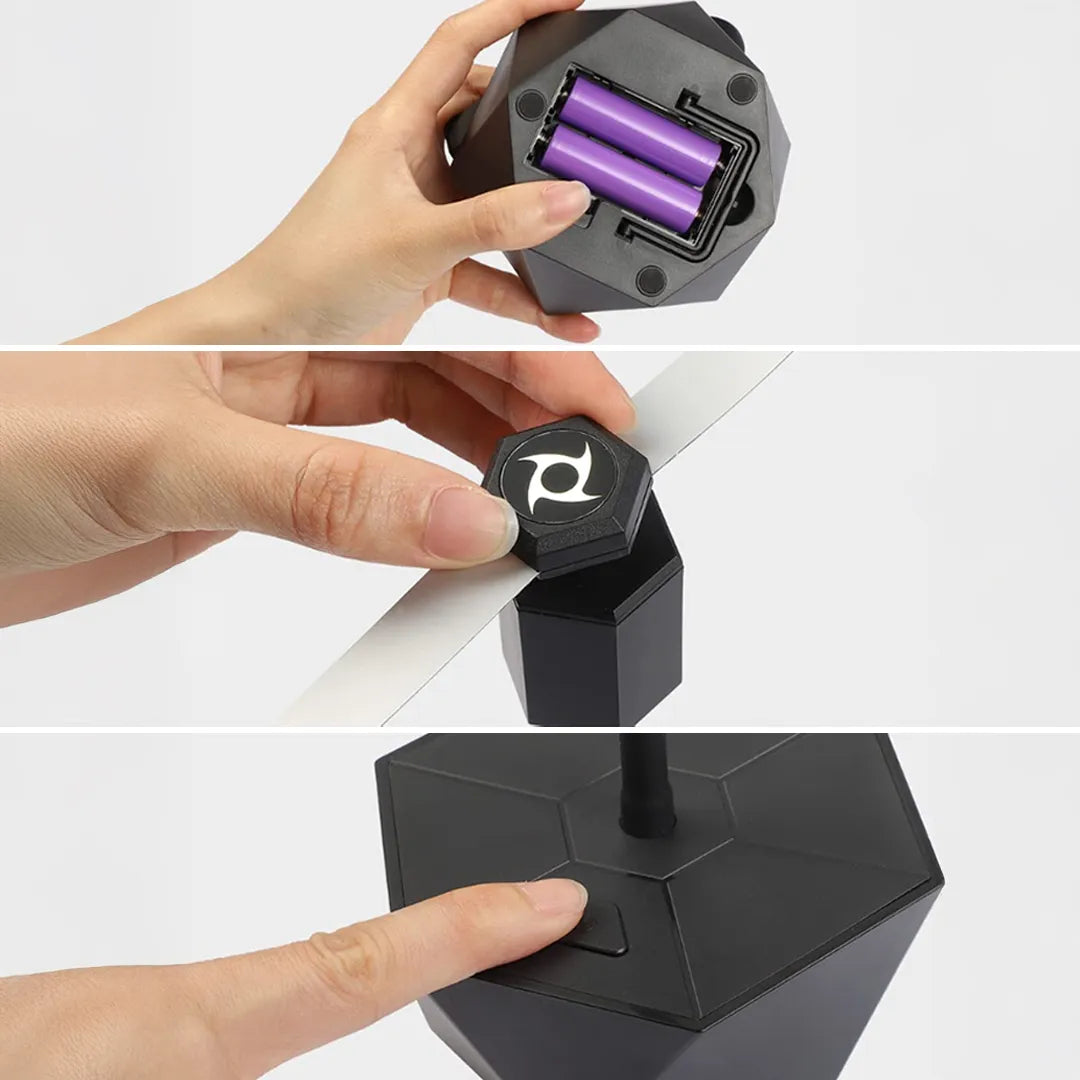 Ventilador Repelente de Moscas con Aspas Holográficas