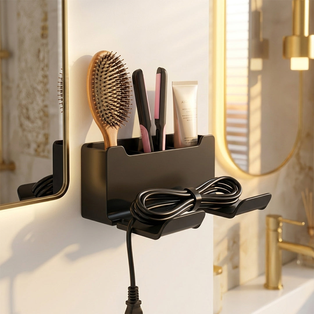 Soporte para Secador de Pelo y Accesorios vista adicional – Milgenial Uruguay
