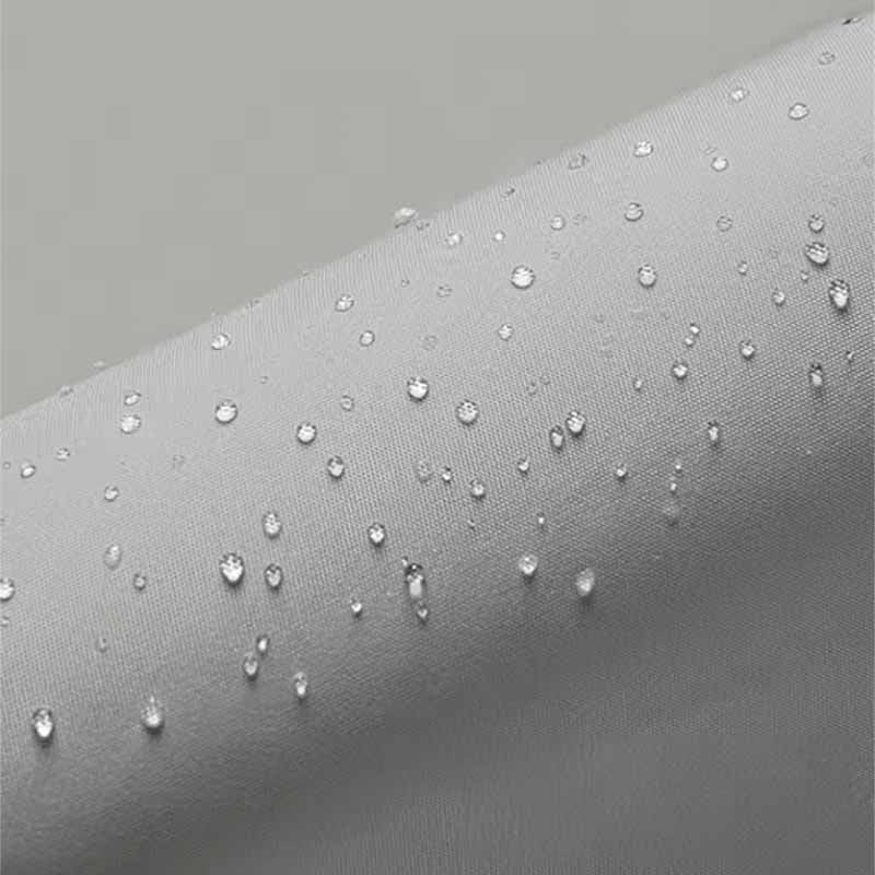 Cortina Gris en PEVA para Ducha