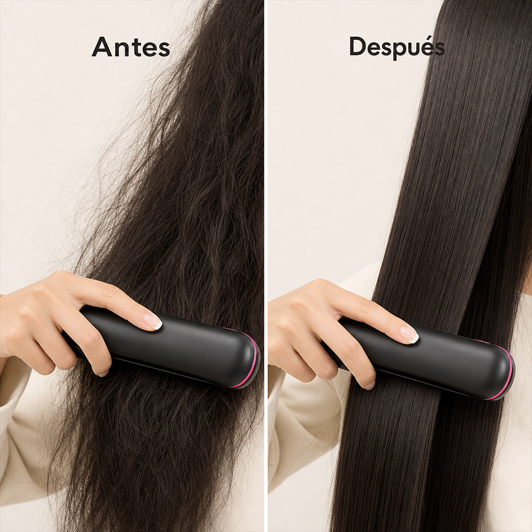 Cepillo Alisador Portátil a Batería
