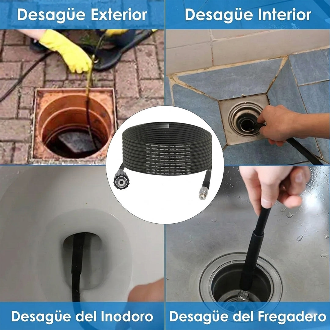 Manguera con Puntero para Herramienta de Limpieza Presion 5m