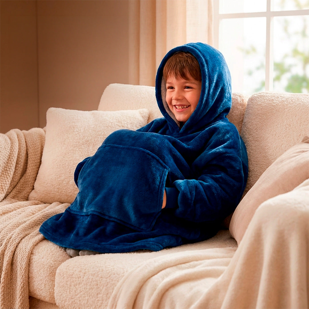 Hoodie Niños Polar con Capucha Marca Wilma