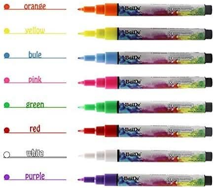 Juego de 12 Marcadores de Tiza Liquida