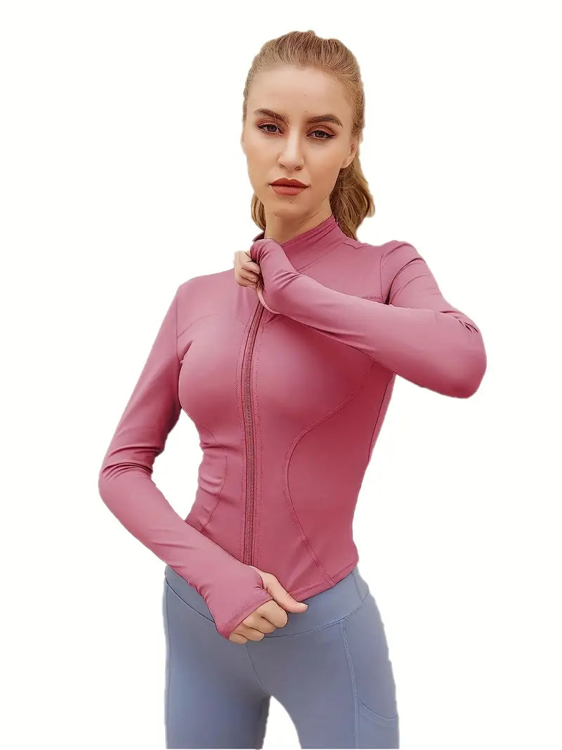 Campera Deportiva Aura Balance para Mujer con Cierre