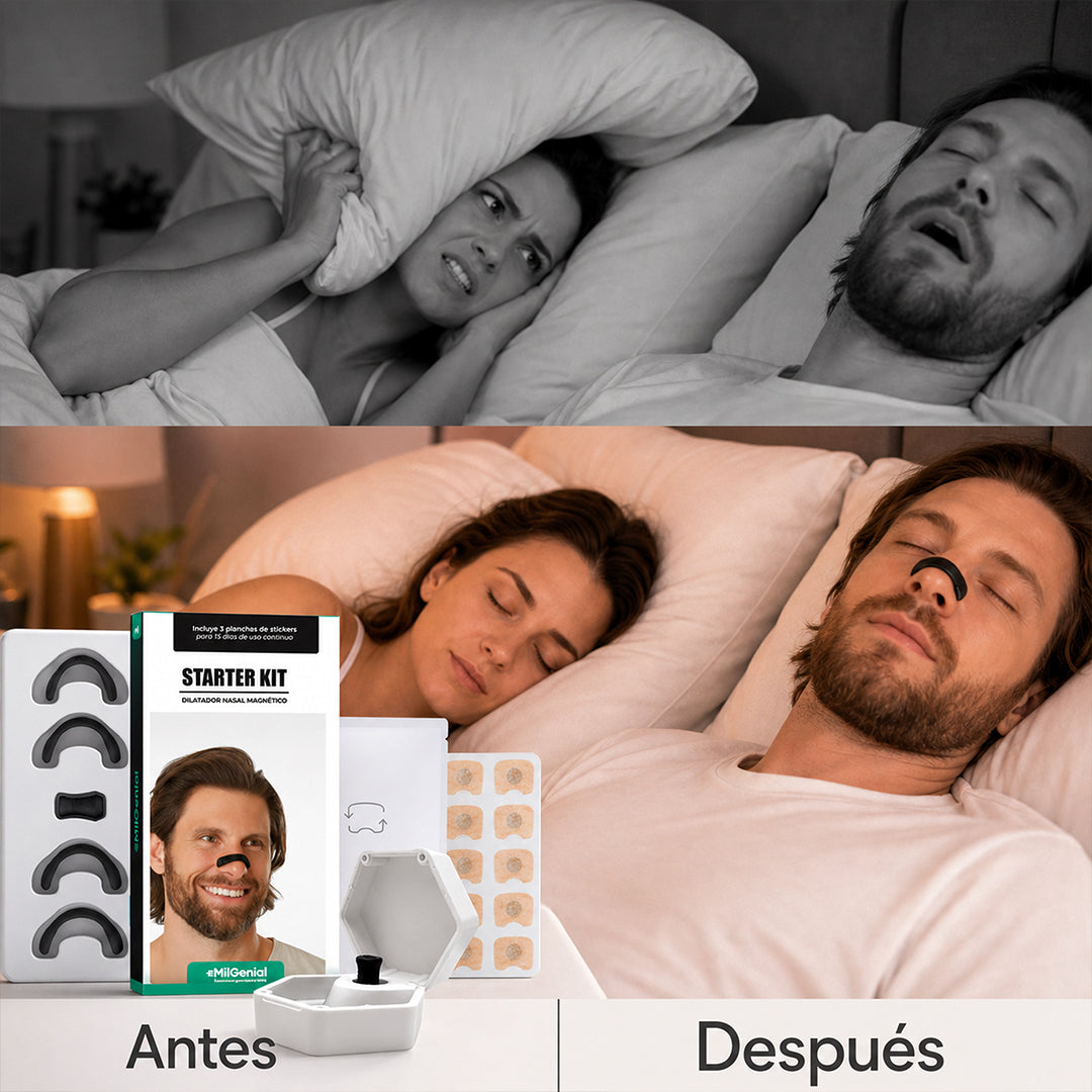 Kit Magnetico de Respiración y Dilatador Nasal Milgenial