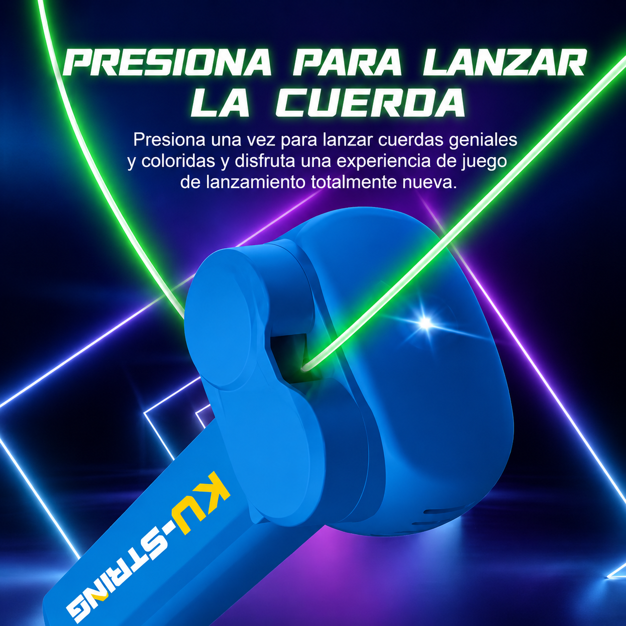 Lanzador de cuerda LED en uso – Milgenial Uruguay
