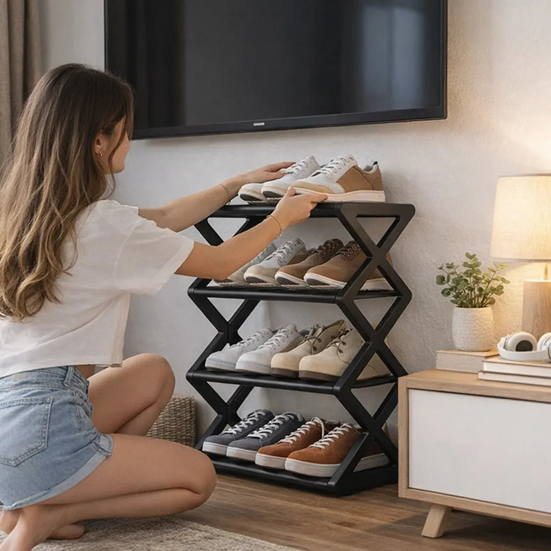 Zapatera Estante Rack De Zapatos Organizador Resistente