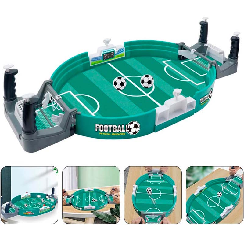 Juego Mini Futbolito De Mesa con 4 Pelotas