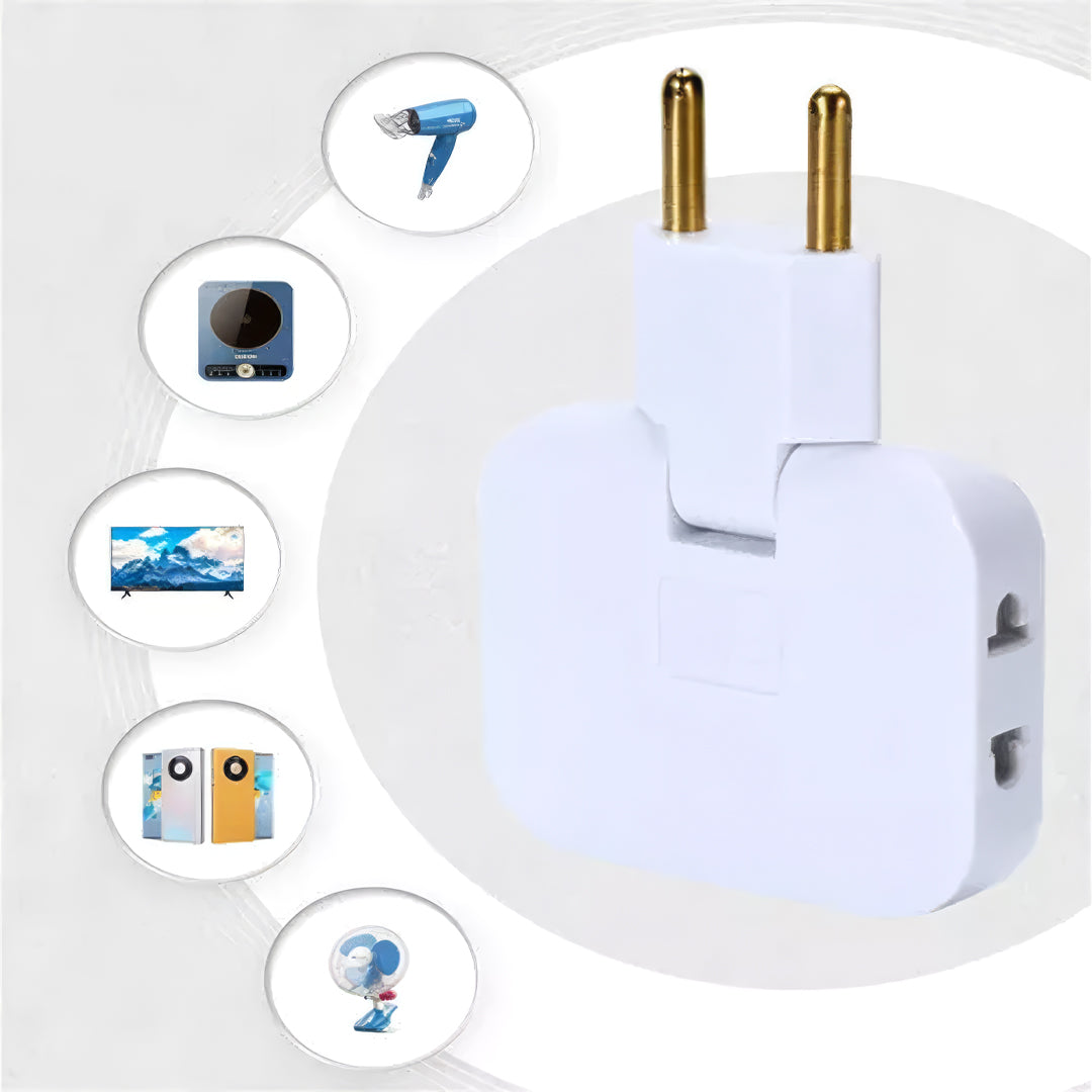 Pack de 4 Adaptadores 180 grados para Enchufe tipo F