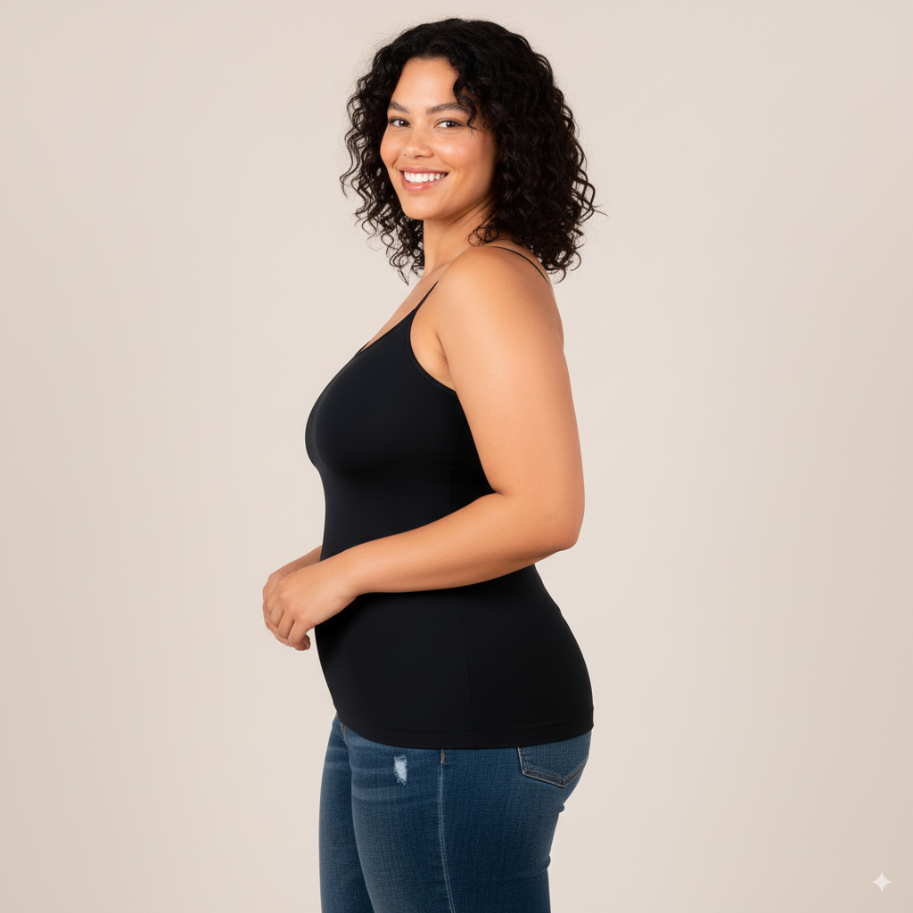 Vitae Camiseta Moldeadora de Cuello Redondao Elevé