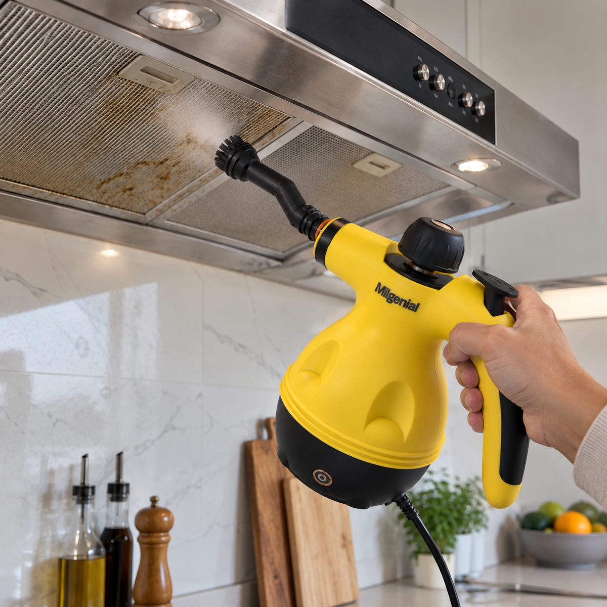 Maquina de Limpieza con Vapor 1050w con 6 Cabezales