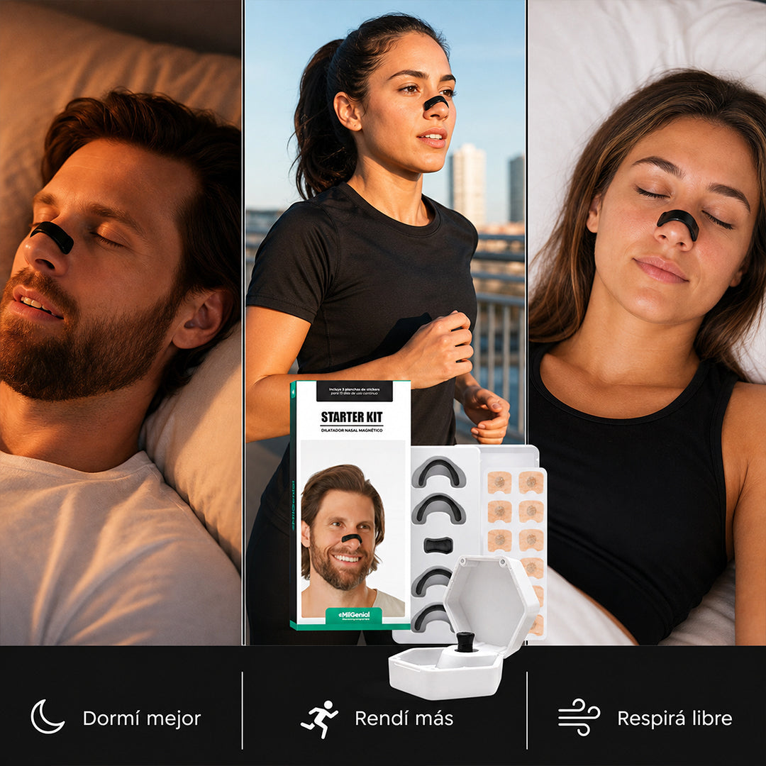 Kit Magnetico de Respiración y Dilatador Nasal Milgenial