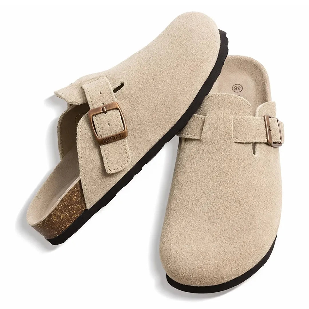 Zueco Sandalia Kidmi en Gamuza con Suela Antodeslizante