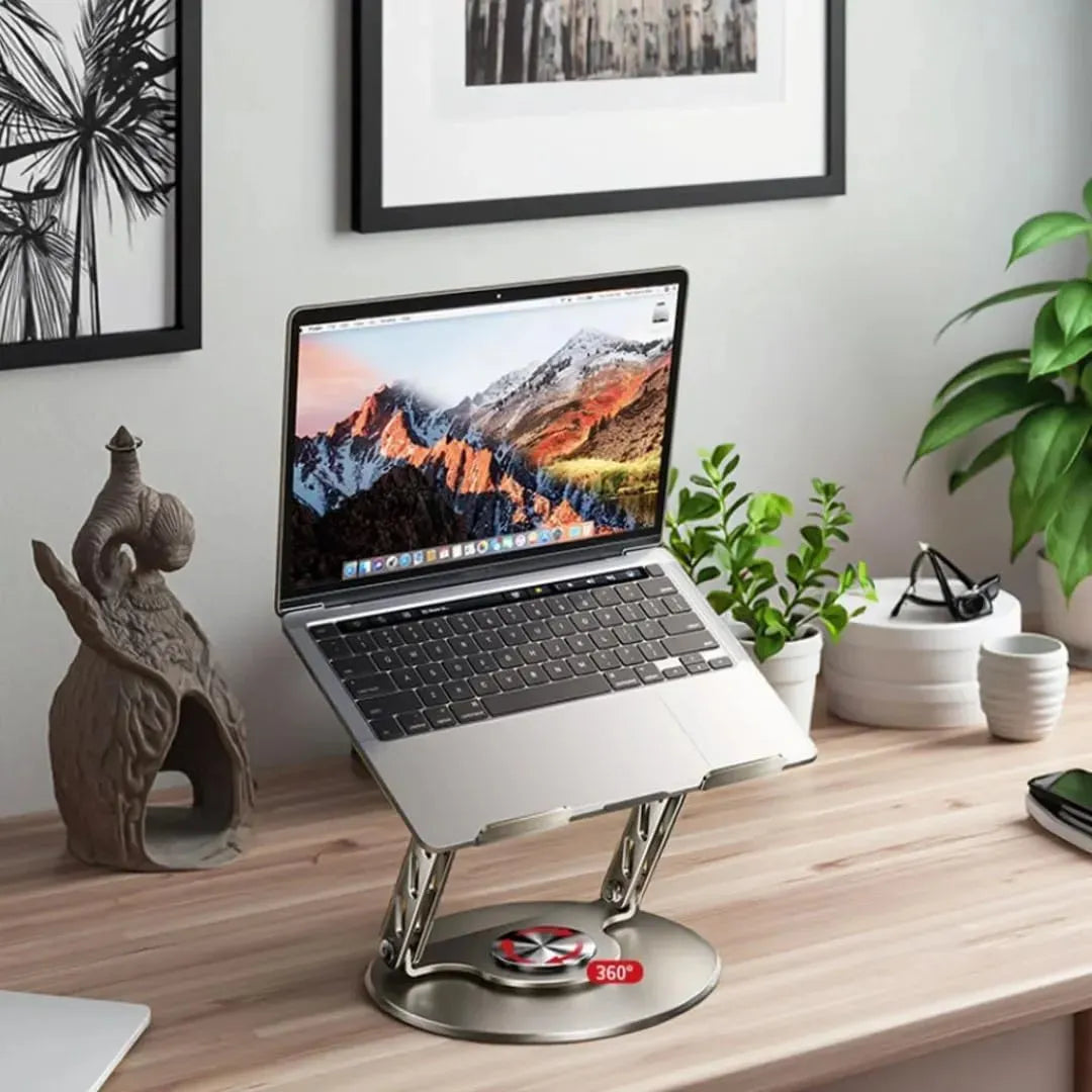 Soporte de Notebook Laptop Tablet 360° para Escritorio