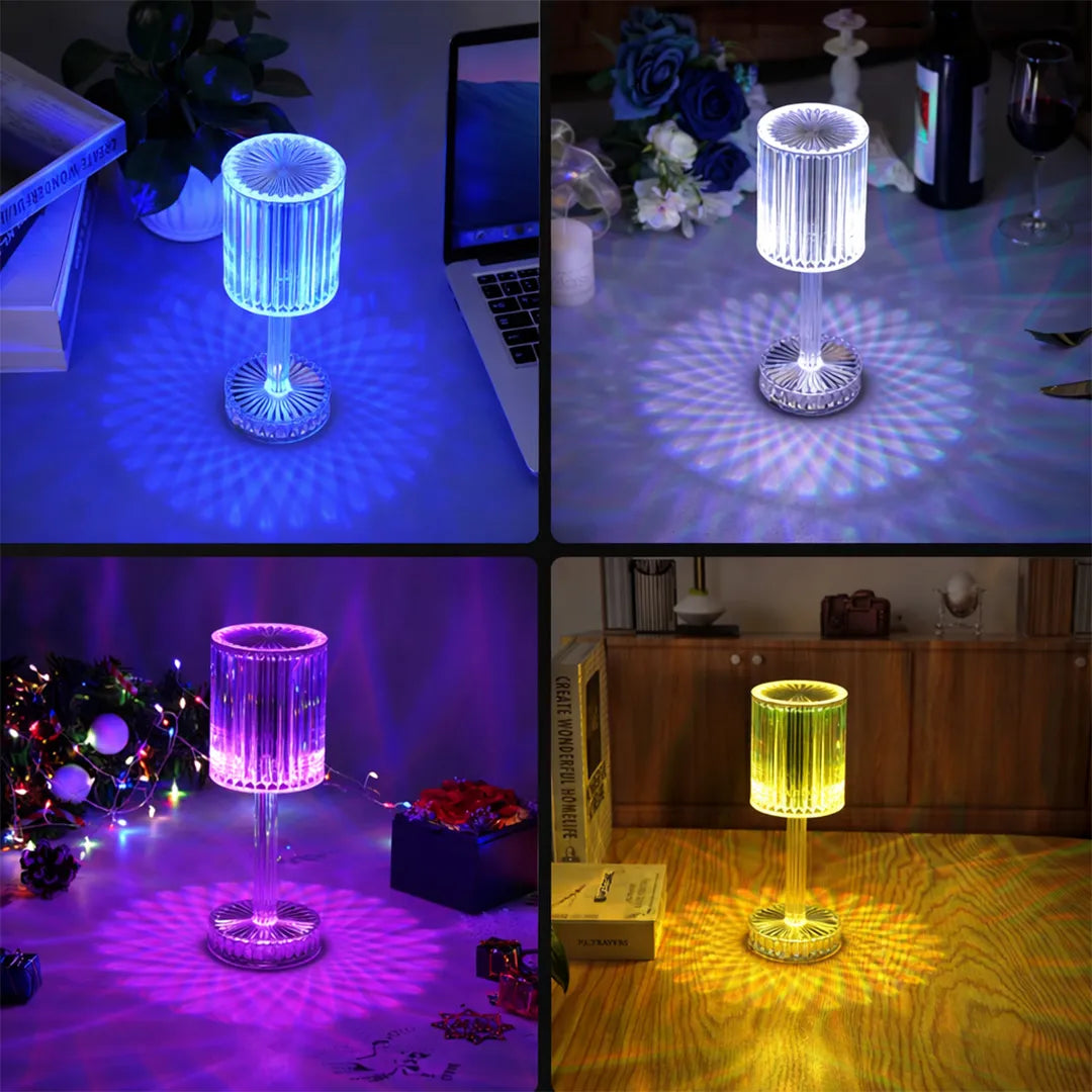 Lampara Multicolor Led Tactil con Control Remoto