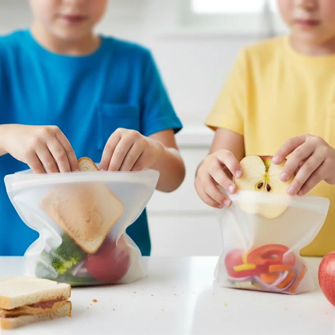 Bolsas Gruesas Reutilizable de Silicona Milhome