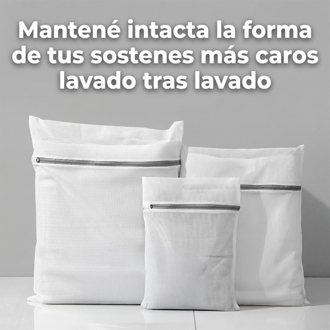 Pack x3 Bolsas de Lavandería para Prendas Delicadas