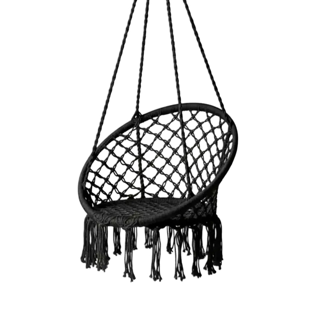 Silla Hamaca Colgante de Macramé