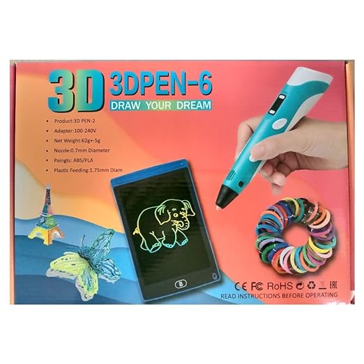 Lapiz de Impresion 3D con Filamento PLA