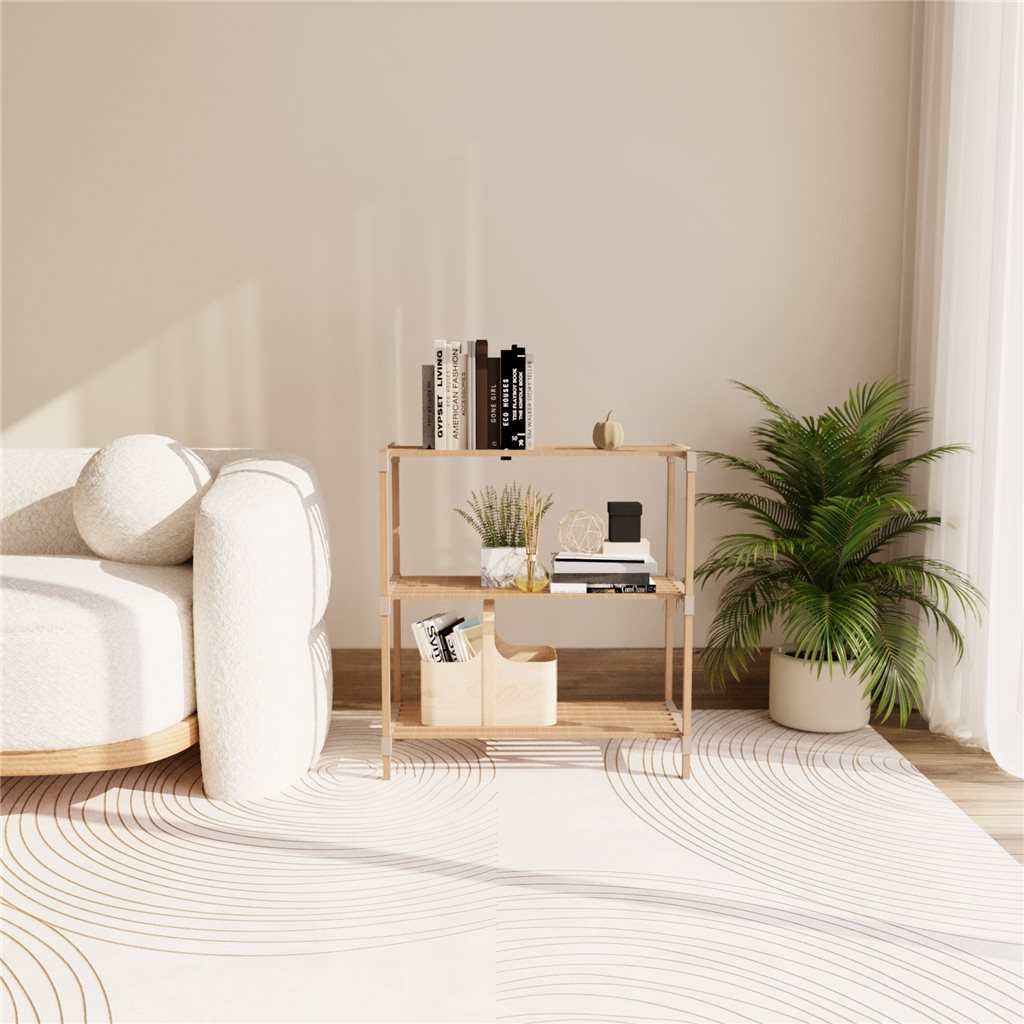 Estanteria Organizador de 3 Niveles3 Niveles 78x65x3