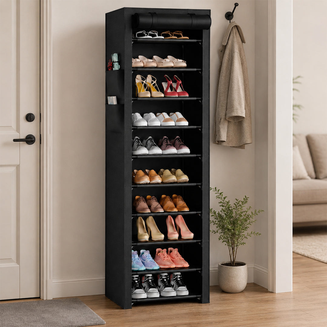 Zapatera Organizador Vertical con 10 Niveles 20 a 22 Pares