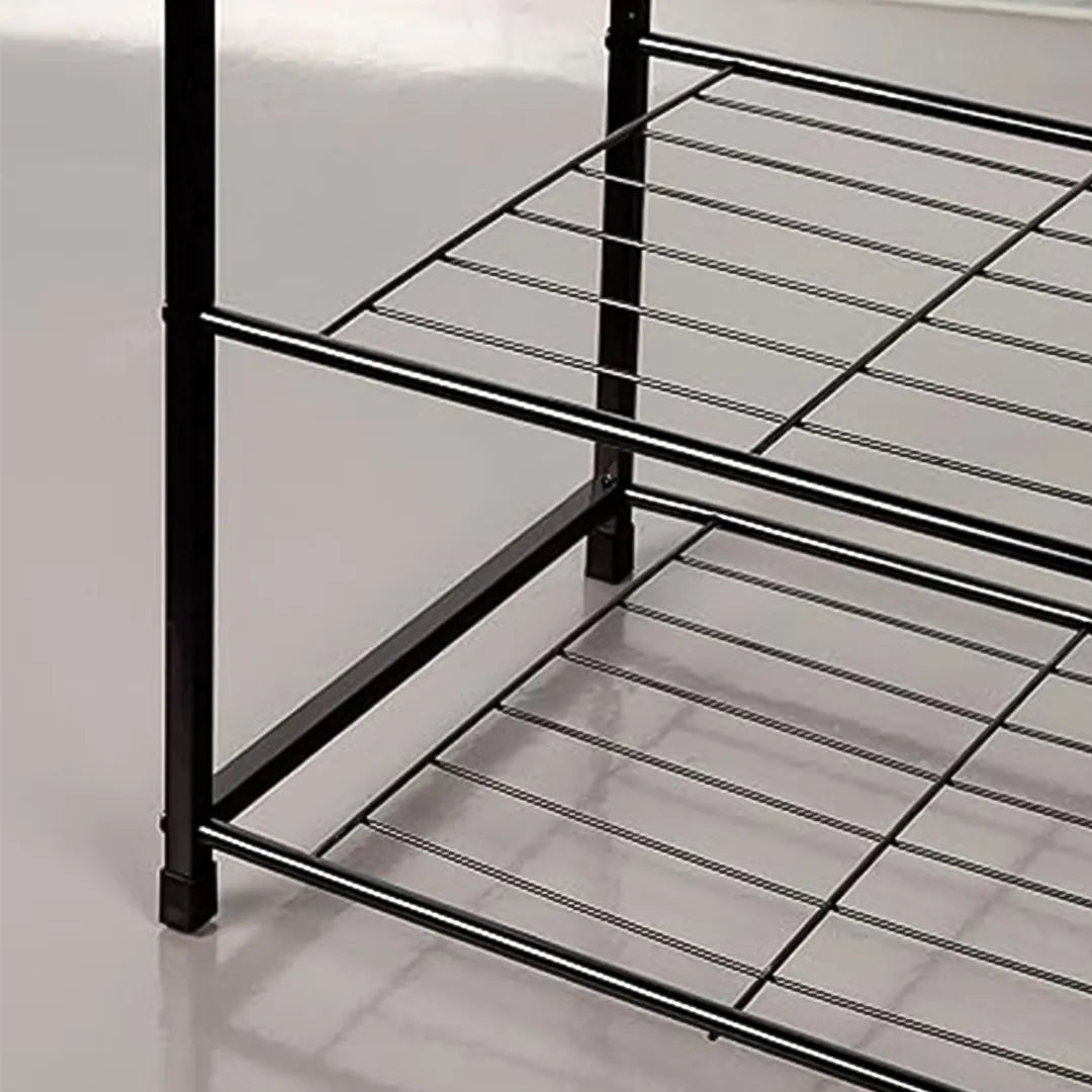 Mueble Zapatera de Hierro Y MDF 4 estantes