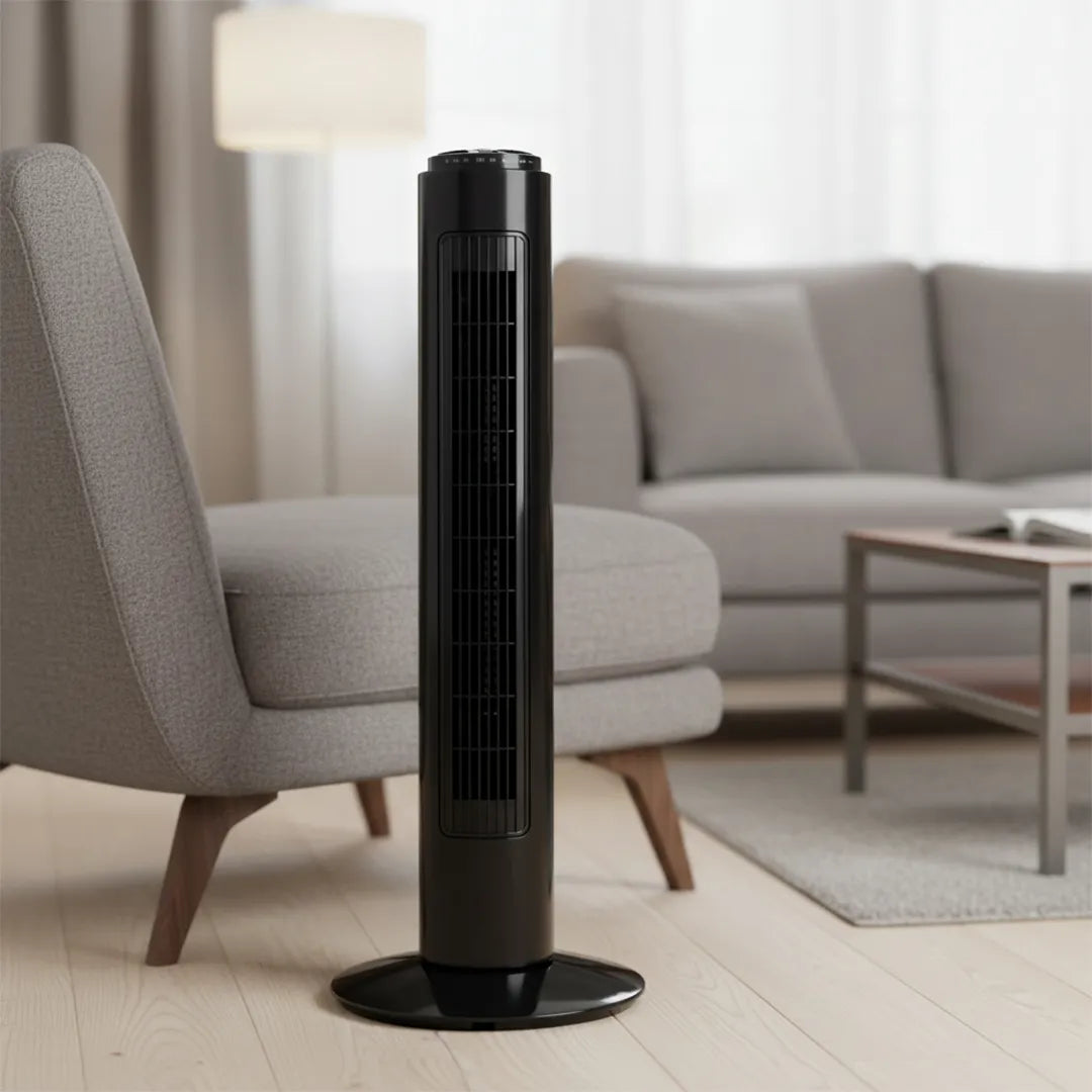 Ventilador de Refrigeración Vertical Silencioso Oscilante