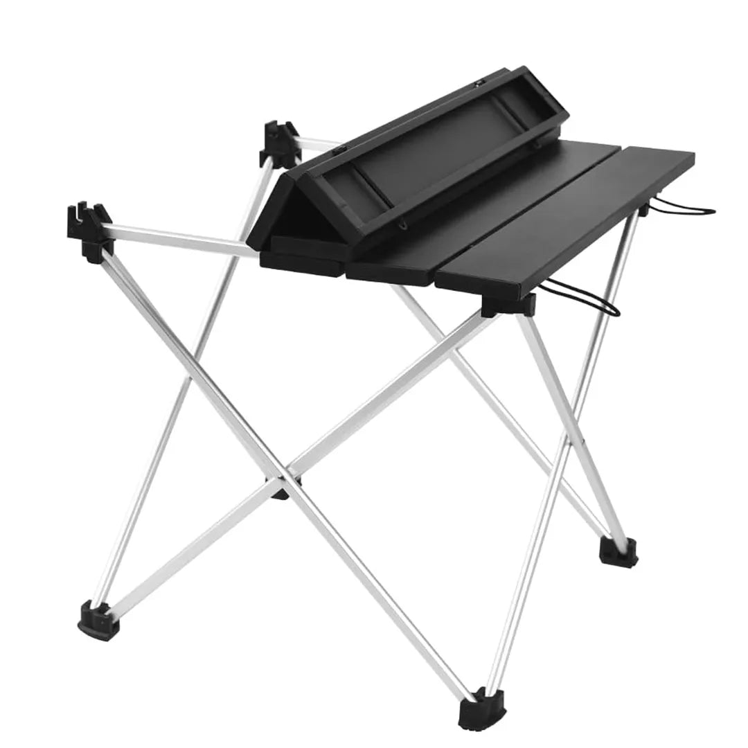 Mesa de comedor plegable de acero al carbono para Camping