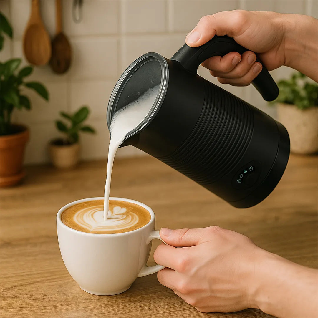 Espumador de Leche Eléctrico 4 en 1  Automático