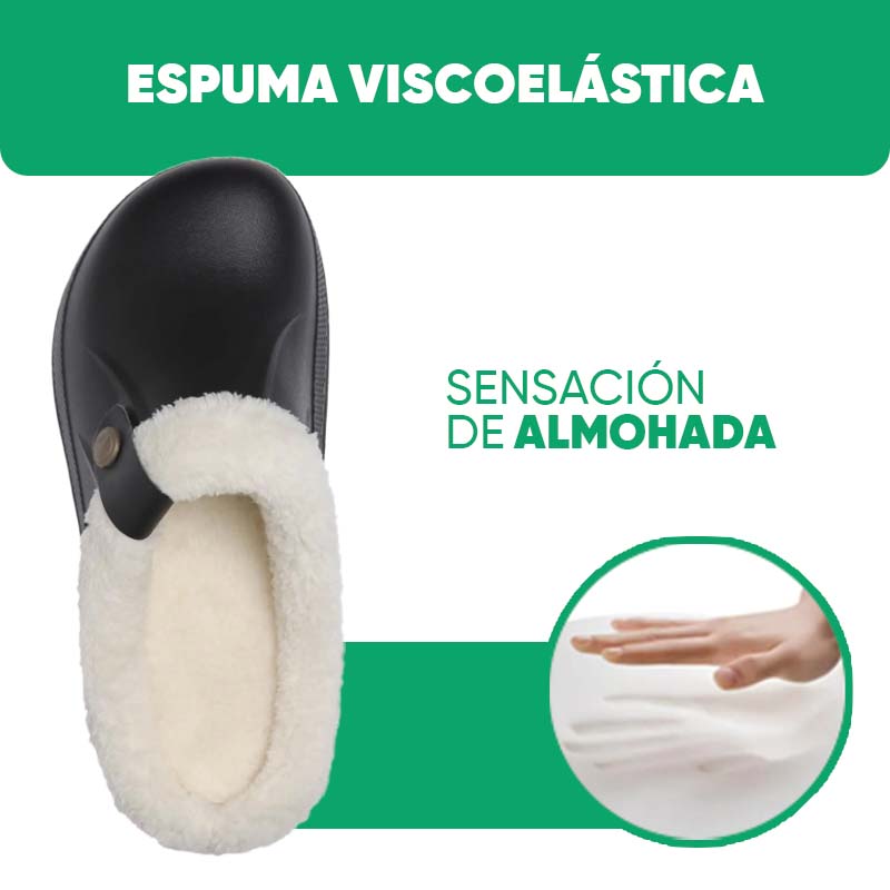 Zapatillas Confu de Felpa en Espuma