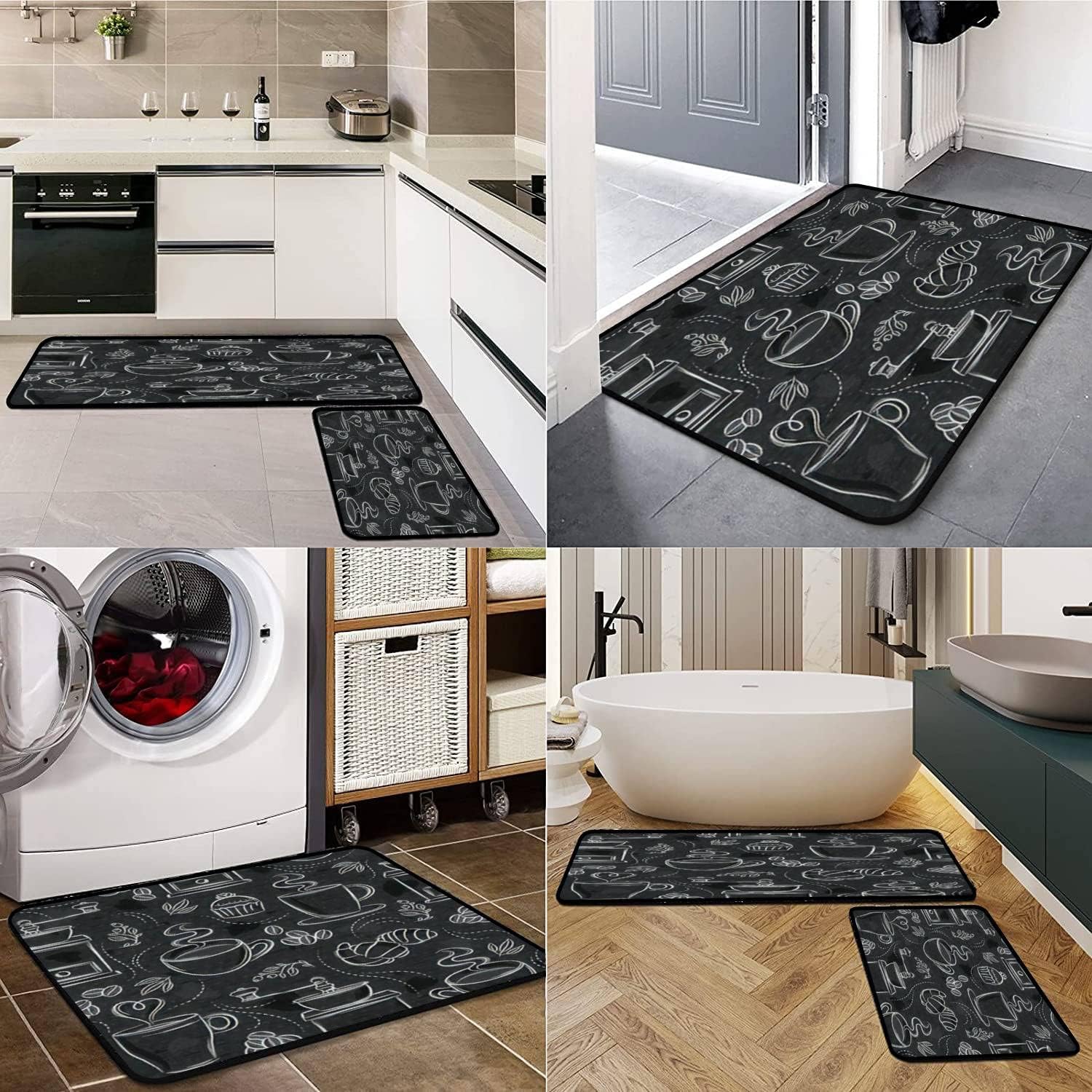 Set De Alfombras Para Cocina 2 Piezas Kitchen