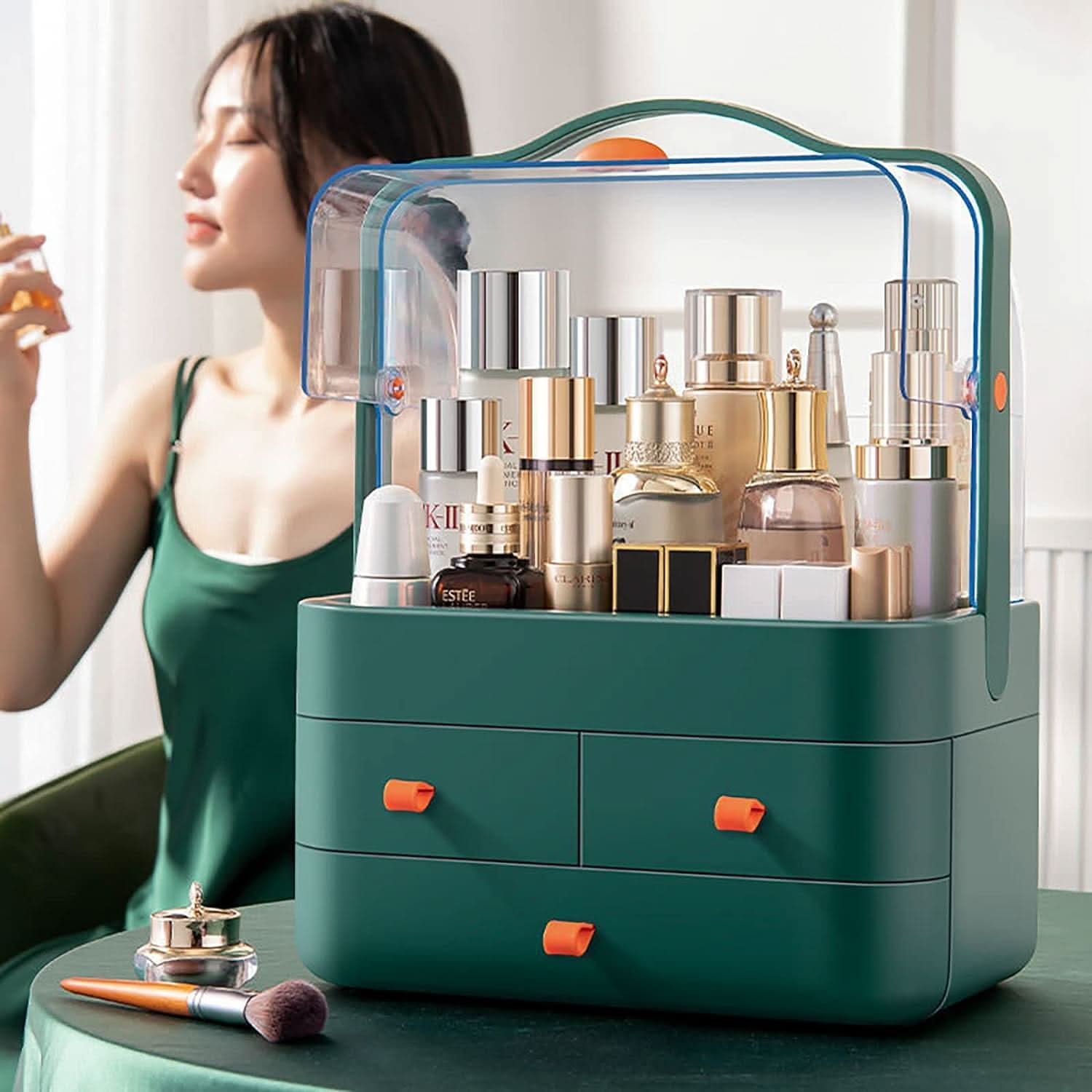 Organizador de Maquillaje con 3 Cajones Gran Capacidad
